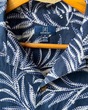 پیراهن اورسایز نخی هاوایی رنگ آبی برند George 