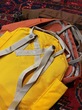 کوله ی برند KANKEN دو رنگ کرمی و زرد کورالاین تحویل فوری