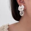 گوشواره پاپیون پارچه ای