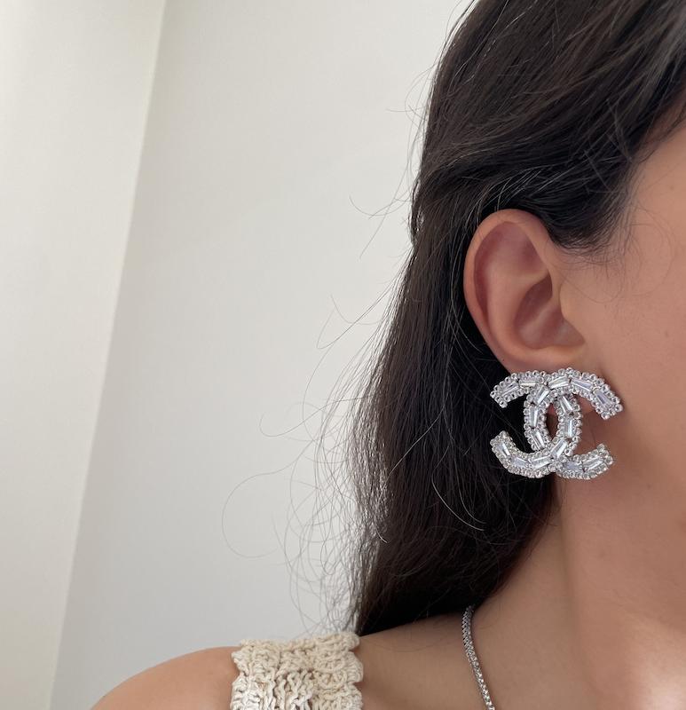 گوشواره جواهری شنل