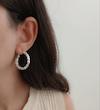 گوشواره حلقه ای خاویاری