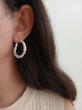 گوشواره حلقه ای خاویاری