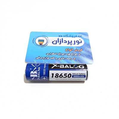 باتری لیتیوم یون با استاندار ۱۸۶۵۰ برند X-BALOG - 8800ma