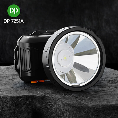 چراغ قوه پیشانی بند 30 وات برند دی پی مدل DP-7251A