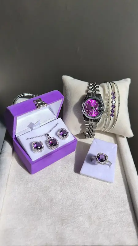 ساعت رولکس بنفش💜