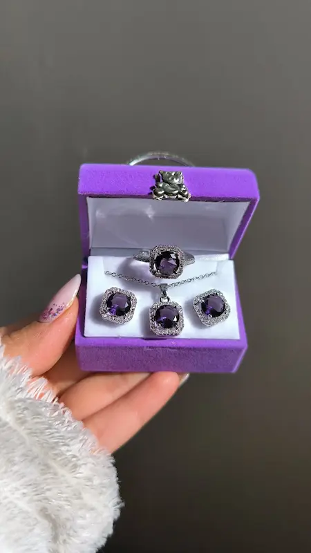 نیمست مربع بنفش💜