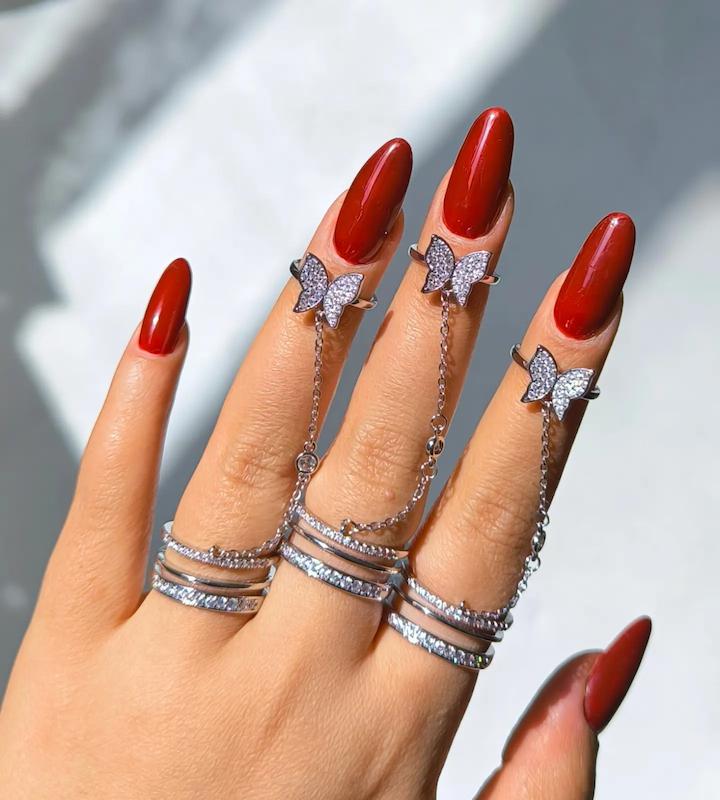 انگشتر پروانه🦋🤍