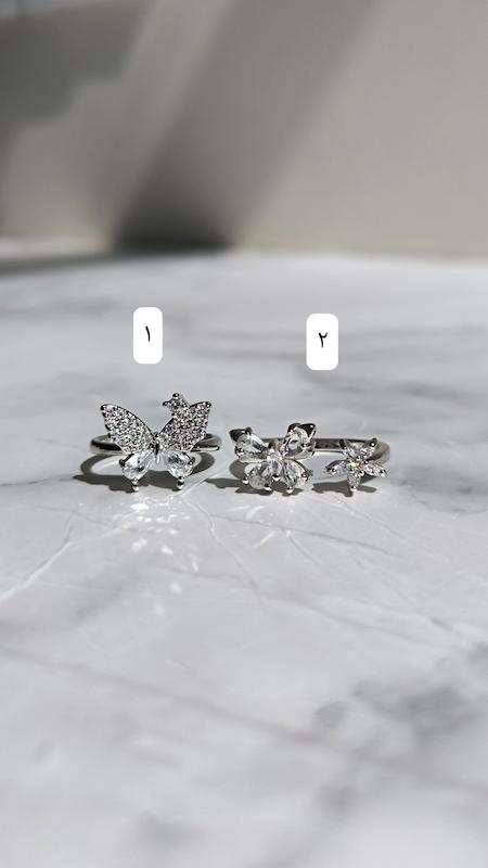 انگشترهای پروانه‌ای🦋😍