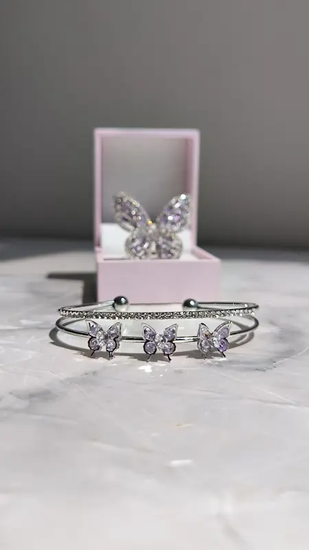 بنگل پروانه بنفش🦋💜