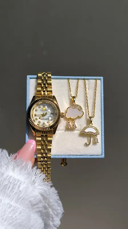 گردنبندهای طلایی⚡🌩️☁️