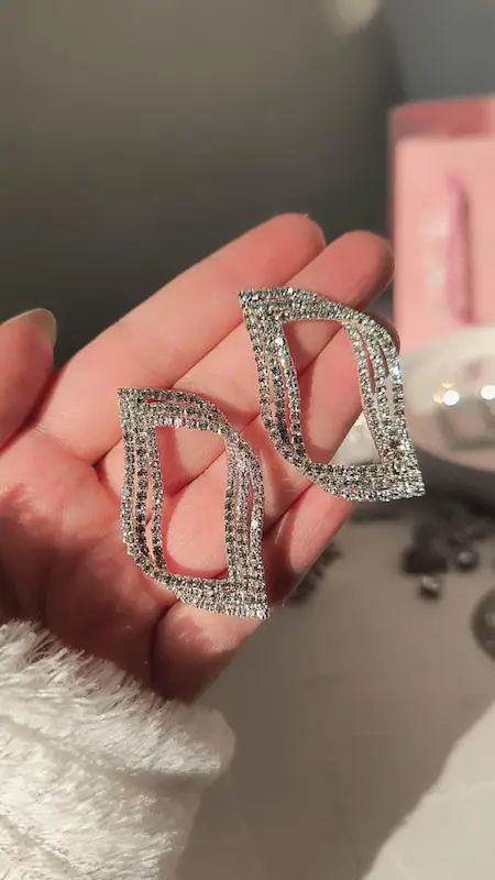 گوشواره جواهری😌❤️‍🔥