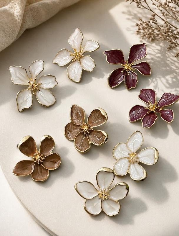 گوشواره طرح گل 
