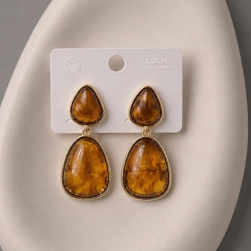 گوشواره طرح سنگ ۲
