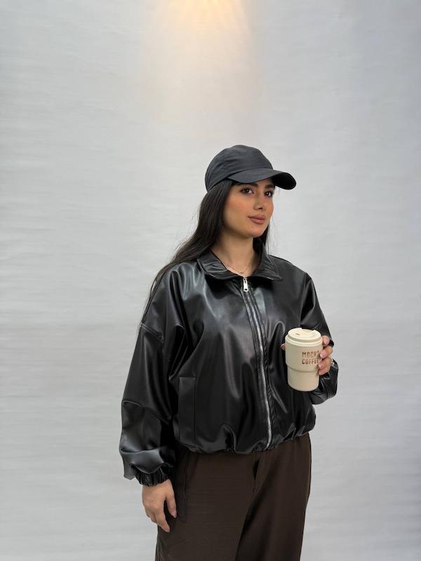 بامبر جكت چرم