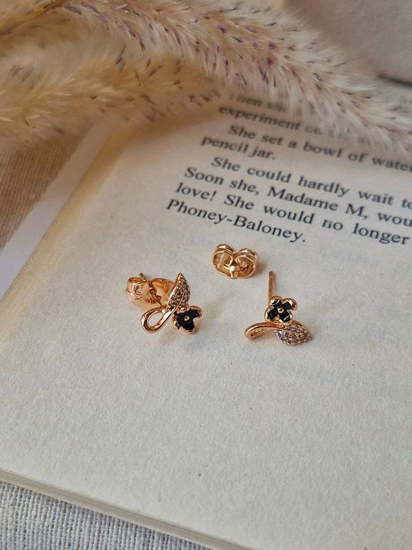 گوشواره گل برگ ژوپینگ M28