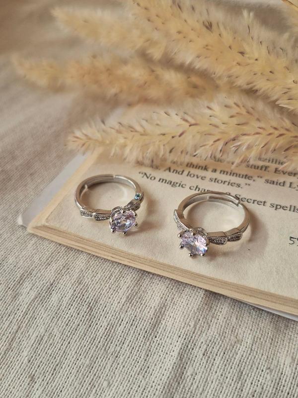 انگشتر جواهری فری سایز تک نگین