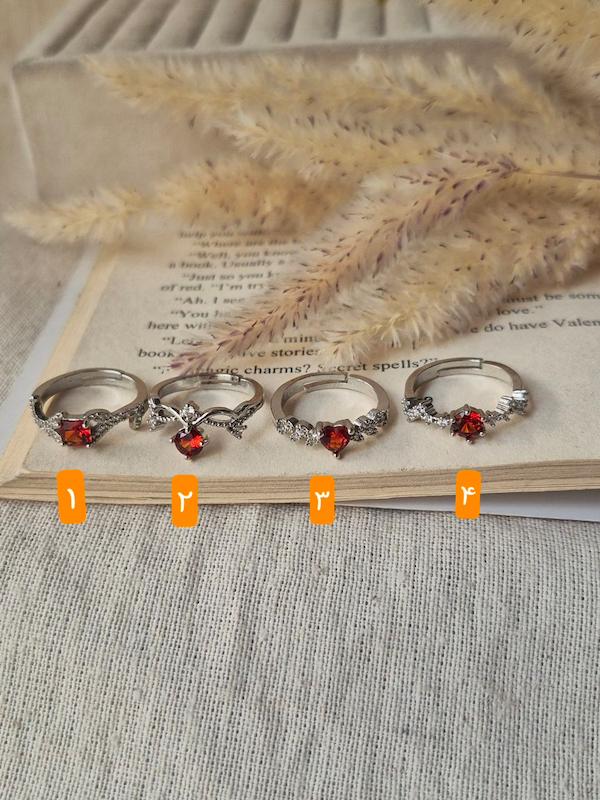 انگشتر جواهری کالکشن قرمز