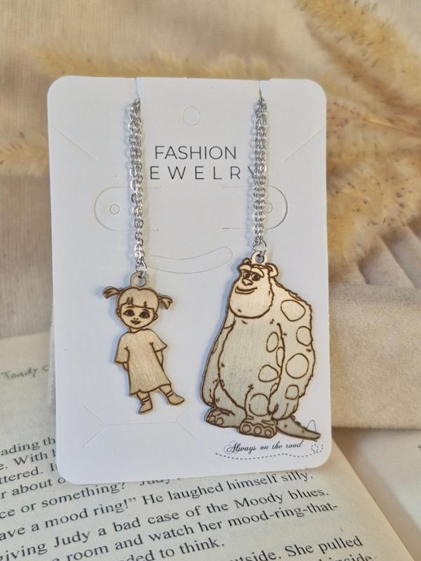 گردنبند ست سالیوان کارخانه هیولاها استیل