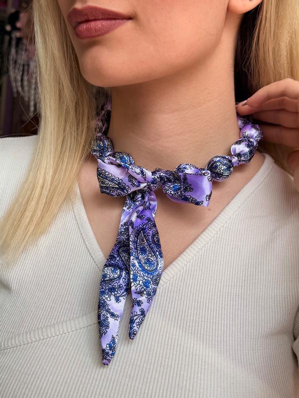 گردنبند دستمال گردنی پارچه ای کد 3