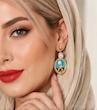 گوشواره میناکاری Mi12