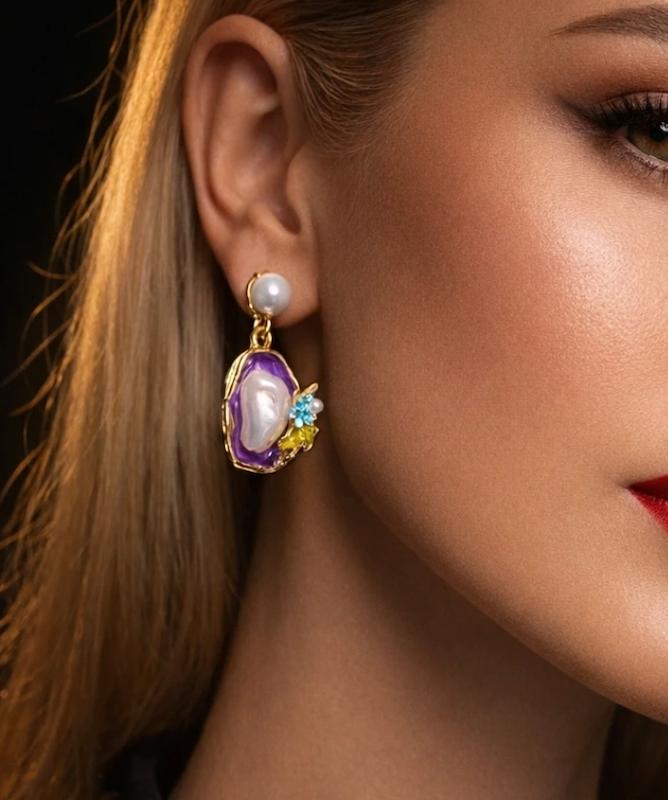 گوشواره میناکاری Mi6