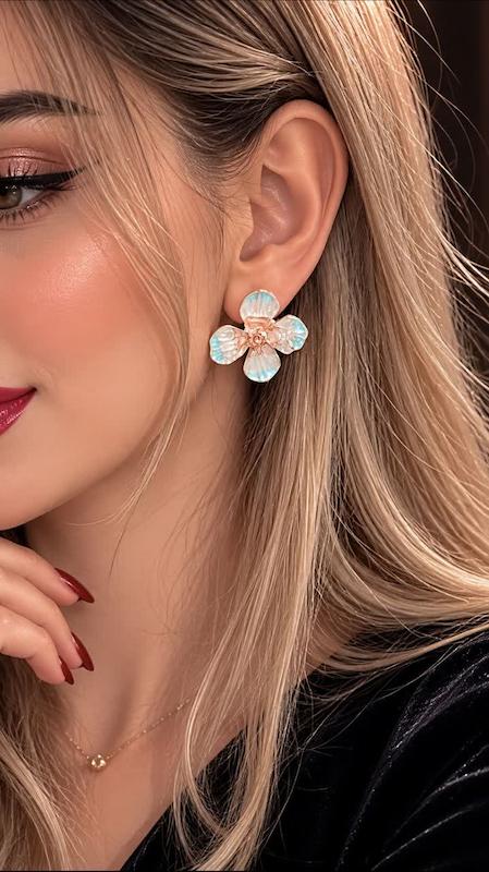 گوشواره میناکاری Mi15