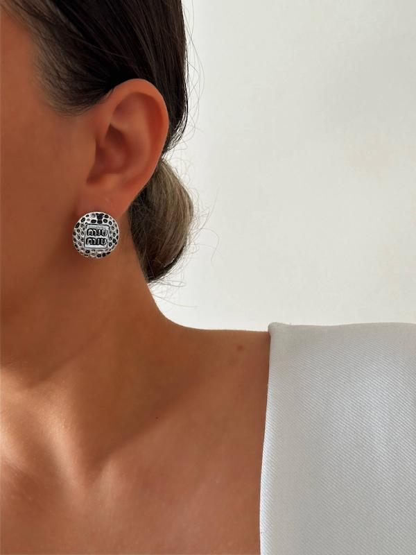 گوشواره miu miu دایره cp