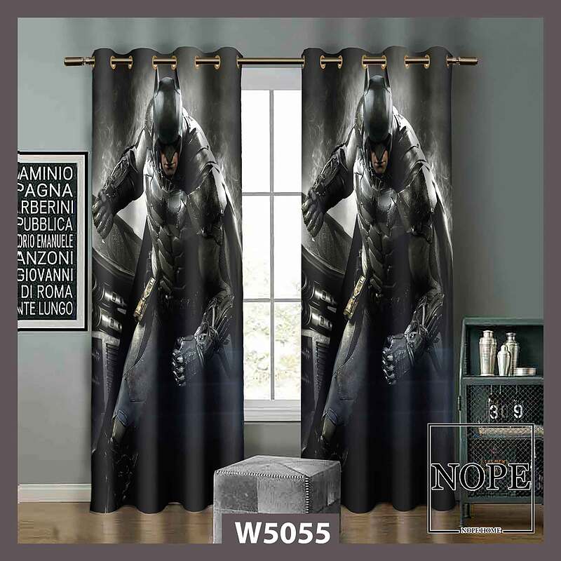 پرده کودک طرح بتمن جسور کد W5055