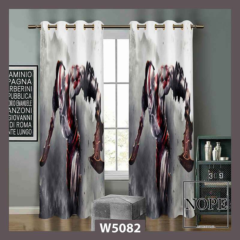 پرده کودک طرح جنگجو کد W5082