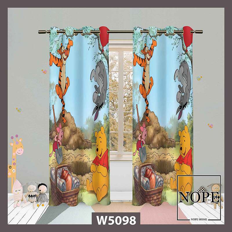 پرده کودک طرح پونی کد W5098