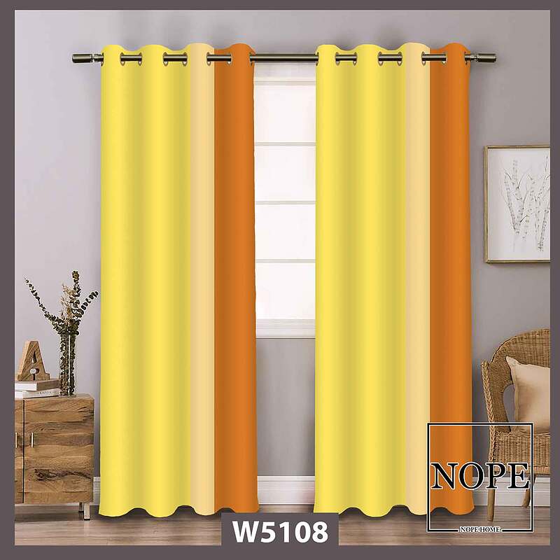 پرده طرح چند رنگ کد W5108