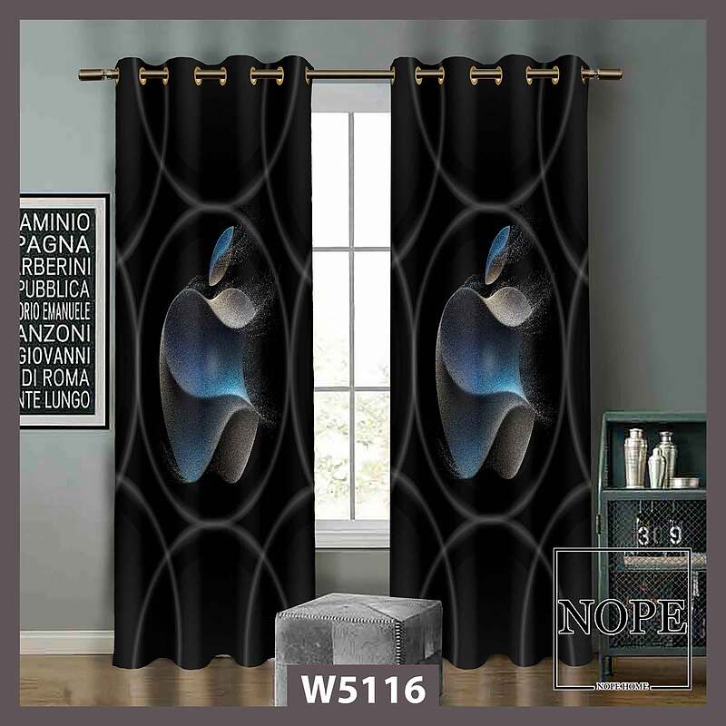 پرده کودک طرح لوگوی اپل (درشت) کد W5116