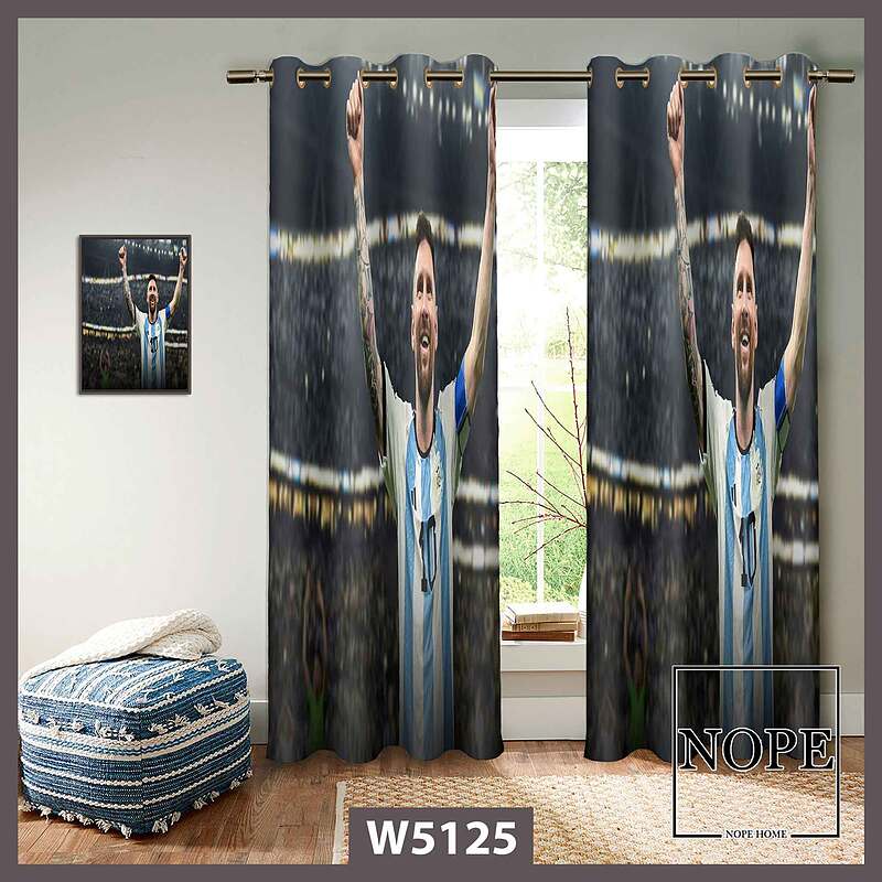 پرده کودک طرح مسی کد W5125