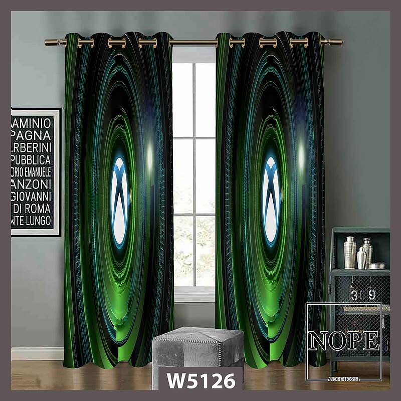 پرده کودک طرح ایکس باکس کد W5126
