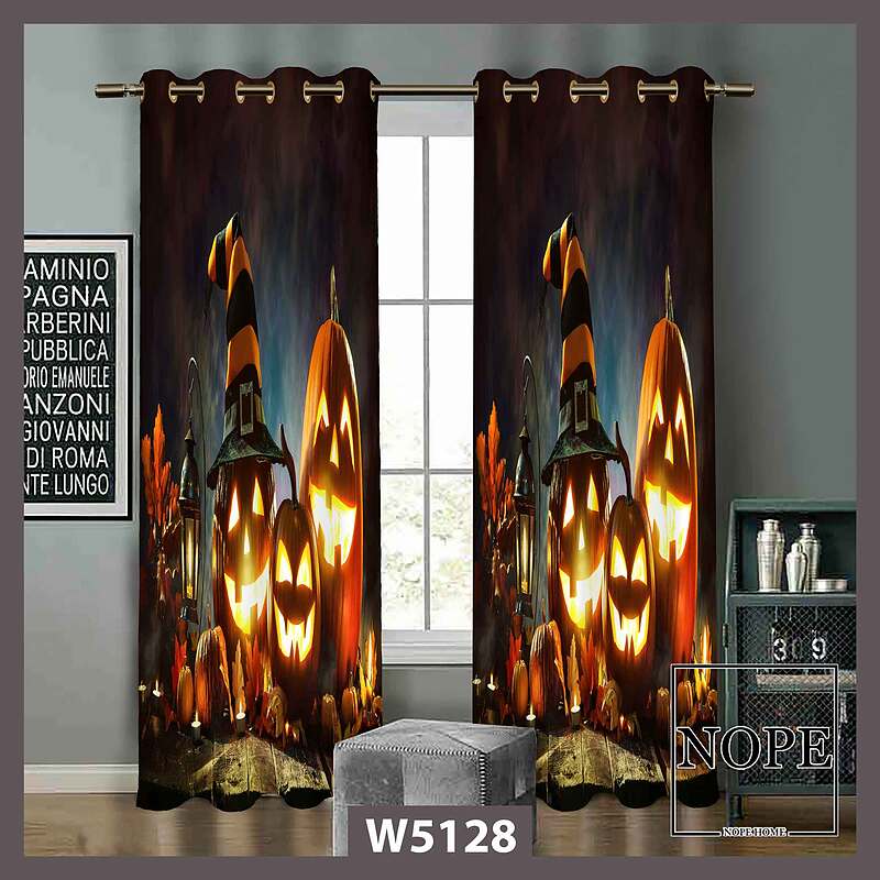 پرده کودک طرح هالوین کد W5128