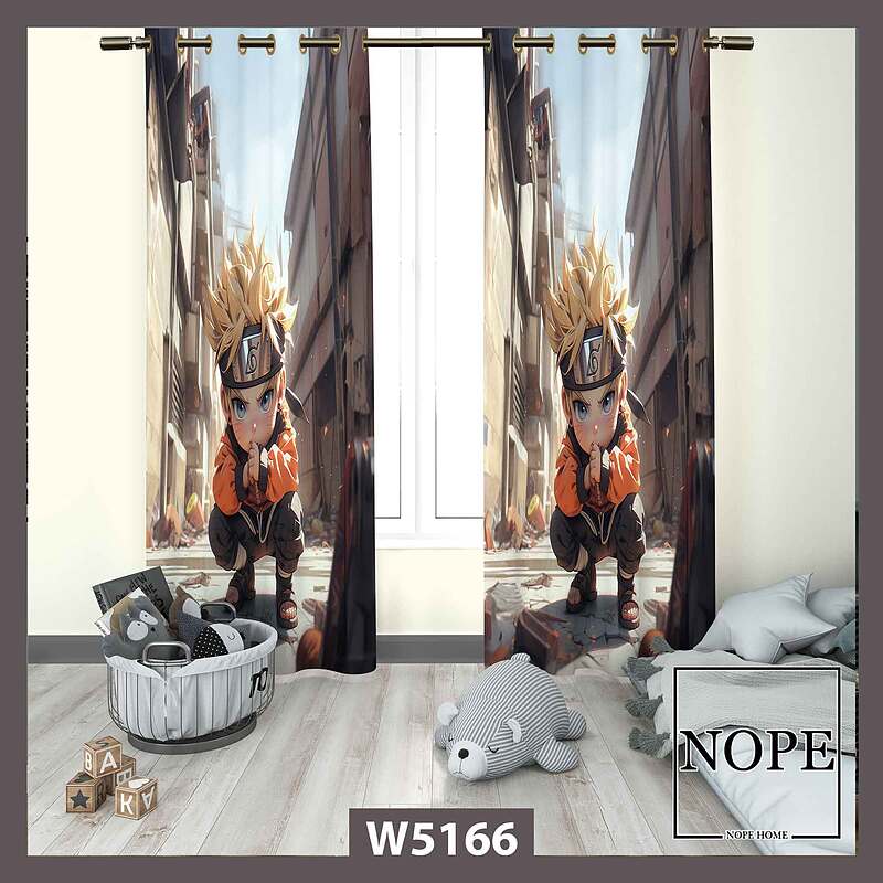 پرده کودک طرح کارتونی کد W5166