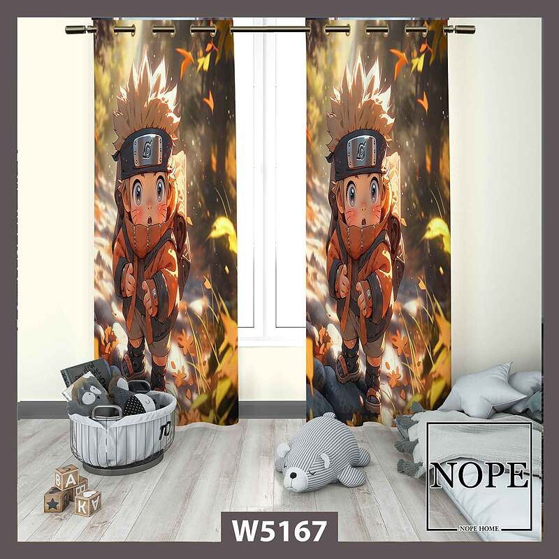 پرده کودک طرح کارتونی کد W5167