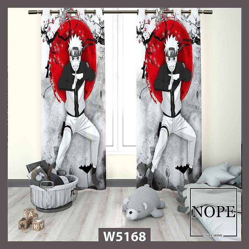 پرده کودک طرح کارتونی کد W5168