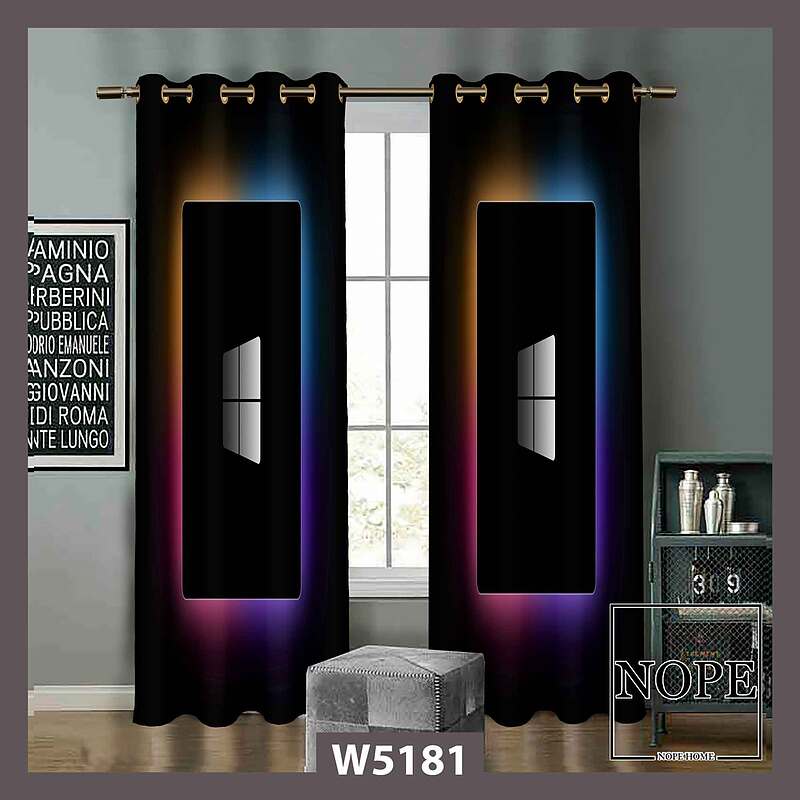 پرده کودک طرح ویندوز کد W5181
