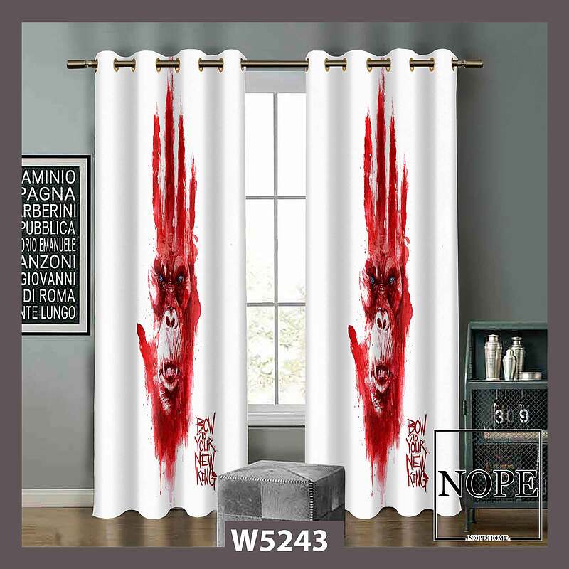 پرده کودک طرح پنجه کد W5243
