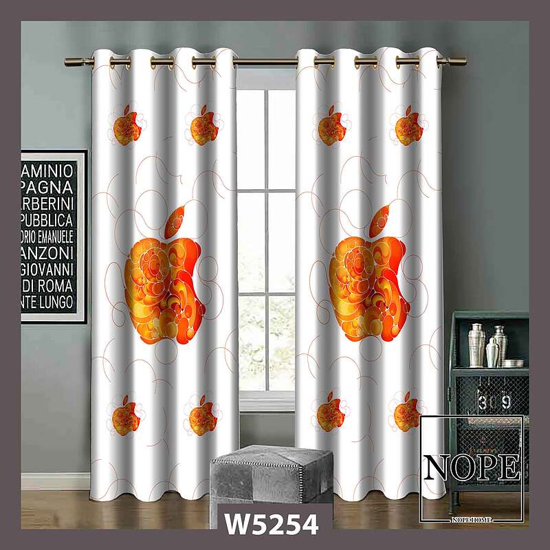 پرده کودک طرح اپل کد W5254