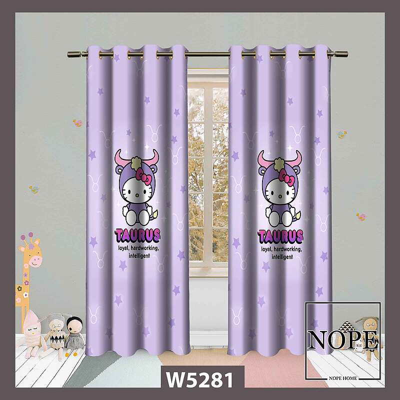 پرده کودک طرح کارتونی کد W5281