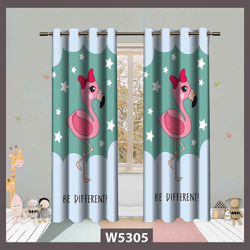 پرده کودک طرح پلیکان کد W5305