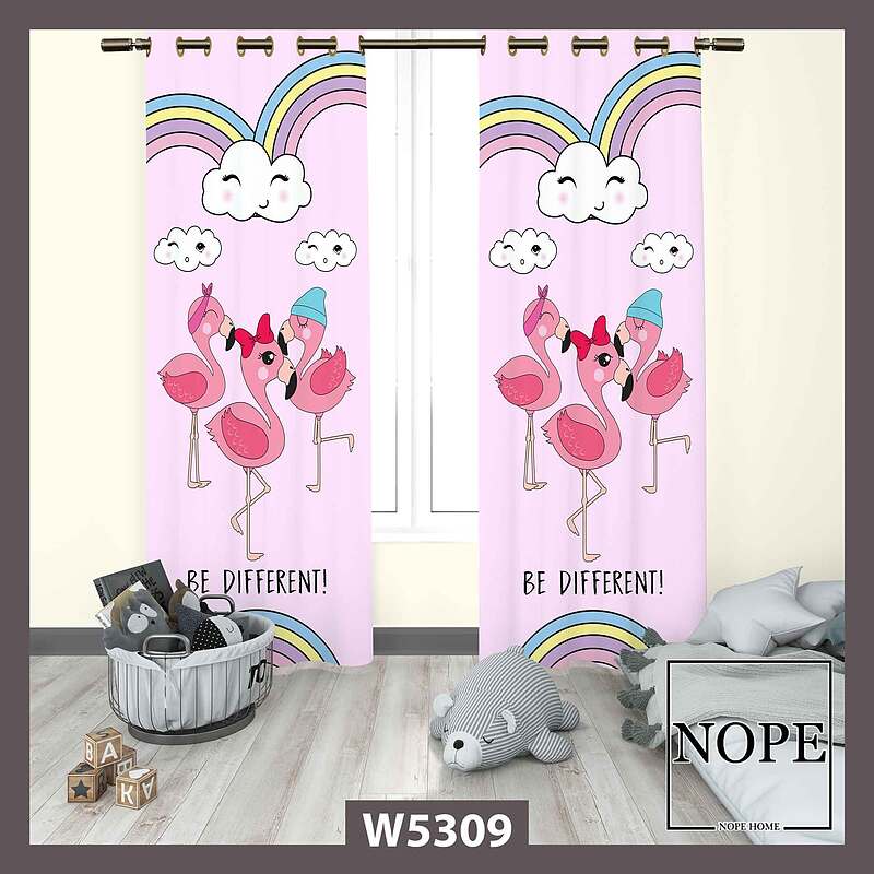 پرده کودک طرح پلیکان کد W5309