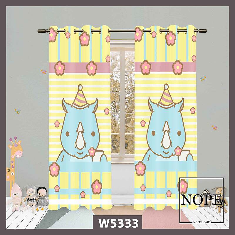 پرده کودک طرح کارتونی کد W5333