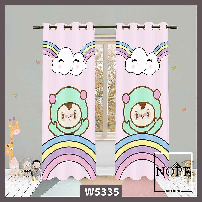 پرده کودک طرح کارتونی کد W5335