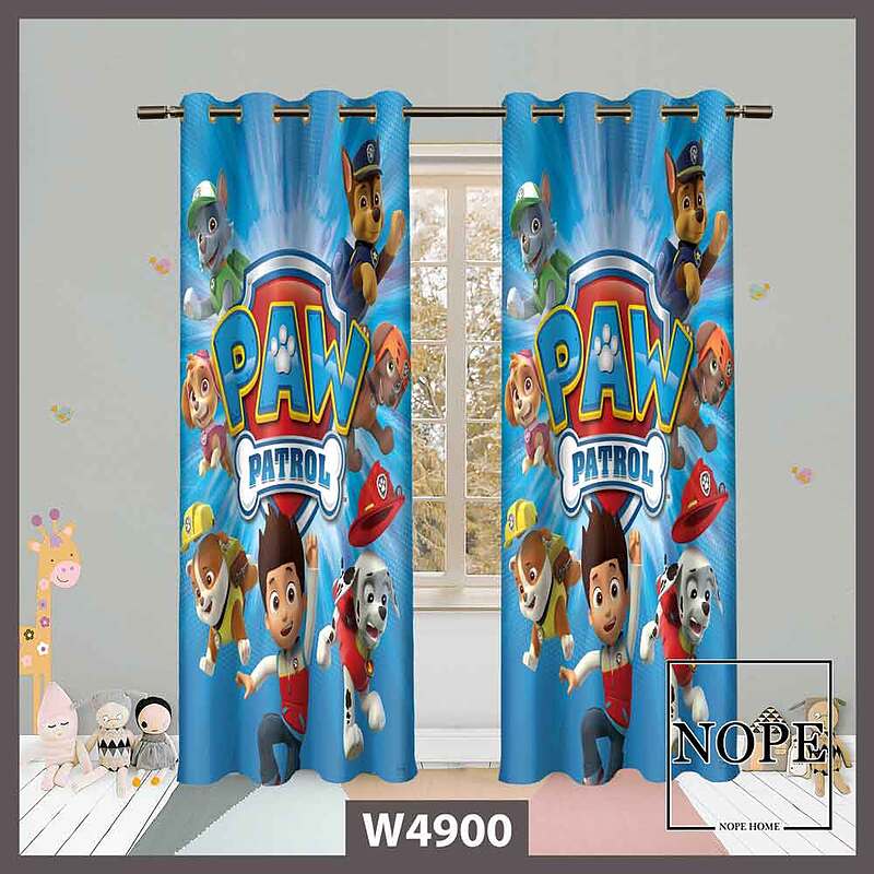 پرده کودک طرح سگ های نگهبان کد W4900