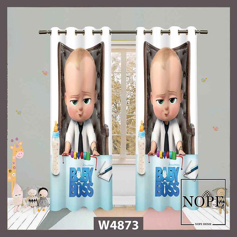پرده کودک طرح کارتونی کد W4873