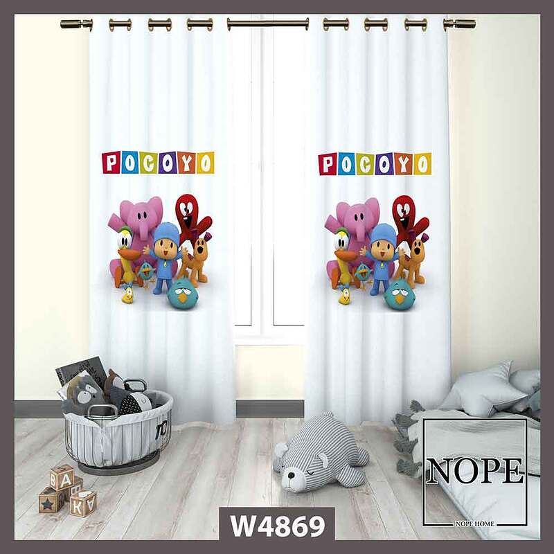 پرده کودک طرح پوکویو کد W4869