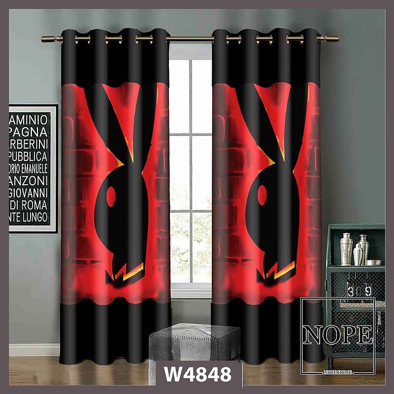 پرده کودک طرح خرگوش کد W4848
